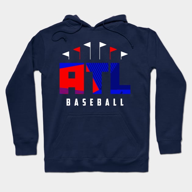 ATL Baseball Ballpark Hoodie by funandgames